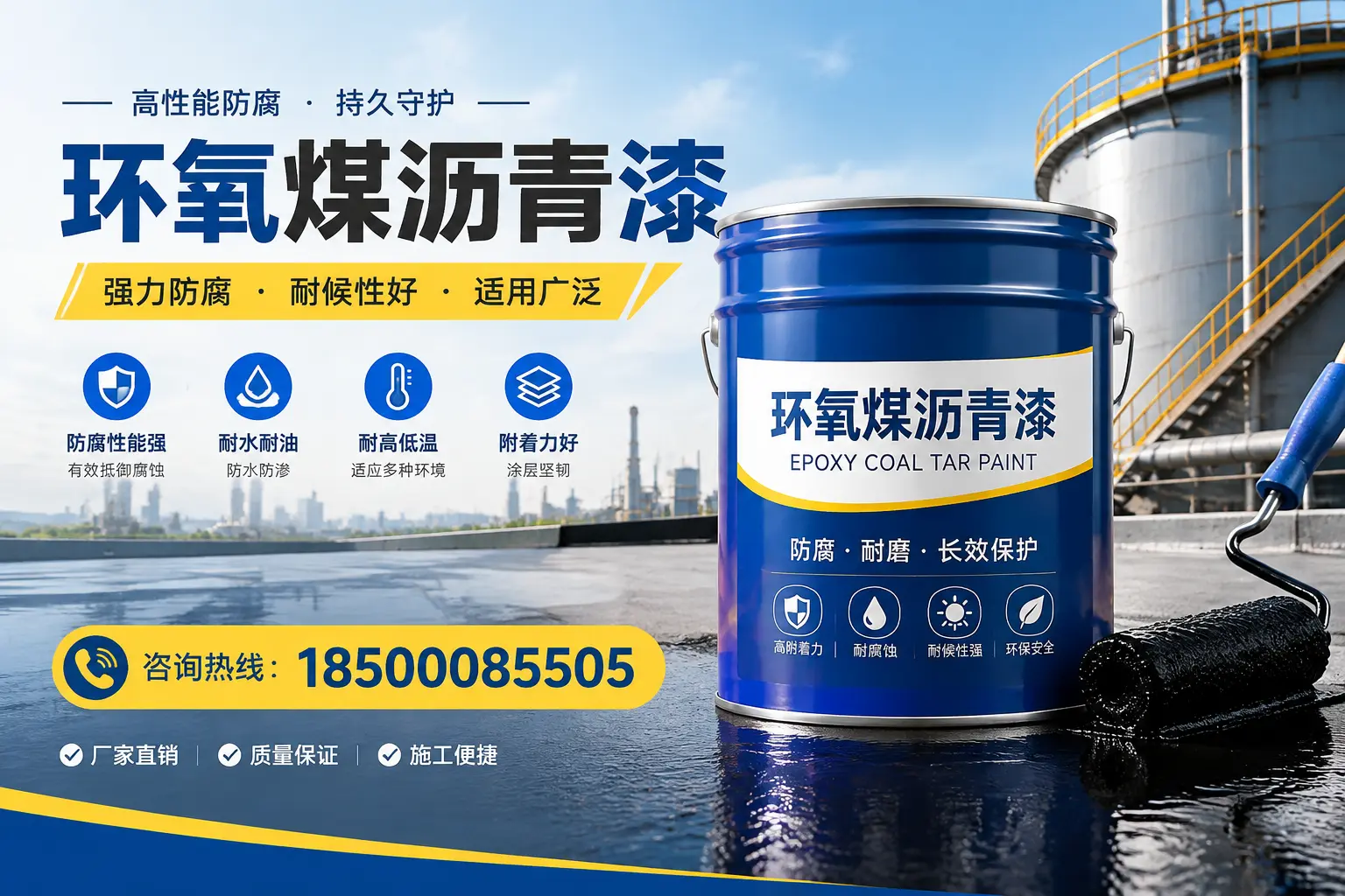 环氧煤沥青漆的储存与运输注意事项，晋安企业须知